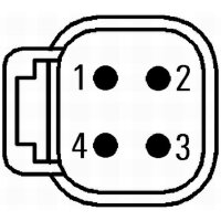 Rückleuchte rechts mit Schlusslicht (LED) 12 V mit Hybridtechnologie P21W HELLA