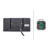 Rückleuchte links mit Rückfahrlicht 24 V Glühlampen-Technologie R10W HELLA für AHLMANN