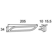 Seitenmarkierungsleuchte links LED HELLA 2PS 013 306-111