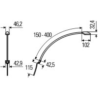 Interior reading light LED HELLA for YUTONG