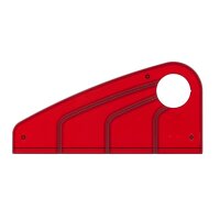 Heckblende links rot HELLA für AUWÄRTER MAN...