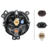 Front Fog Light right 12 V W5W HELLA suitable for MINI MINI COUNTRYMAN