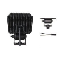 Arbeitsscheinwerfer LED ECO 18 HELLA Aufbau für Nahfeldausleuchtung