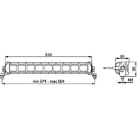 Worklight LED HELLA Valuefit Lightbar 3500lm far-reaching...