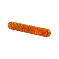 Rückstrahler orange oval HELLA Anbau geklebt...