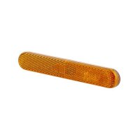 Rückstrahler orange oval HELLA Anbau geklebt für waagerechte Befestigung