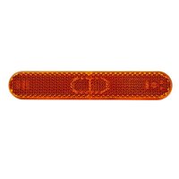 Rückstrahler orange oval HELLA Anbau geklebt...