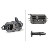 Sensor Abgasdruck 3-polig HELLA für LAND ROVER FREELANDER 2 (L359)