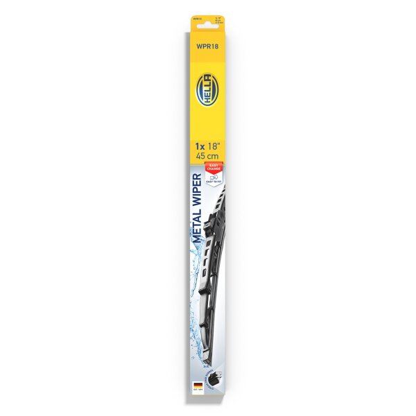 Scheibenwischer Wischblatt Bügelwischblatt vorne WPR18 WPR18R Metal 450mm HELLA
