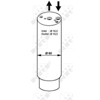 Dryer Air conditioner anti-humidity NRF suitable for e.g. PORSCHE 911