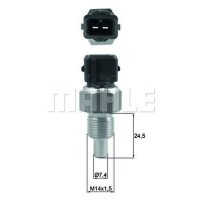 Coolant temperature sensor MAHLE for CITROEN ZX (N2)
