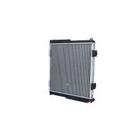 Kühler Motor Kühlrippen gelötet 492 - 485 mm Alu NRF für u.a. MERCEDES-BENZ 124