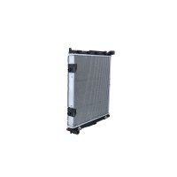 Kühler Motor Kühlrippen gelötet 492 - 485 mm Alu NRF für u.a. MERCEDES-BENZ 124