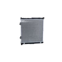 Kühler Motor Kühlrippen gelötet 492 - 485 mm Alu NRF für u.a. MERCEDES-BENZ 124