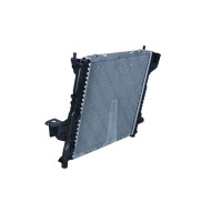 Radiator engine cooling 430 - 386 mm alu NRF for e.g. RENAULT TWINGO