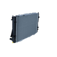 Kühler Motorkühlung Kühlrippen gelötet 632 - 412 mm Alu NRF für u.a. AUDI A6