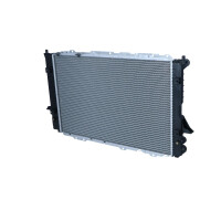 Kühler Motorkühlung Kühlrippen gelötet 632 - 412 mm Alu NRF für u.a. AUDI A6