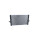 Radiator engine cooling 590 - 383 mm alu NRF for e.g. VOLVO V70