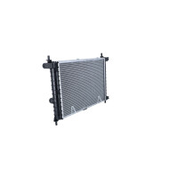 Kühler Motorkühlung Kühlrippen gelötet 500 - 346 mm Alu NRF für u.a. OPEL ASTRA