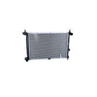 Kühler Motorkühlung Kühlrippen gelötet 500 - 346 mm Alu NRF für u.a. OPEL ASTRA