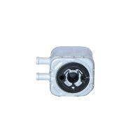 Oil cooler engine oil with sealing ring with seals NRF...