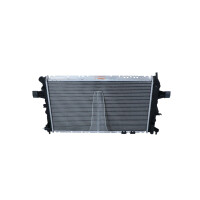 Kühler Motorkühlung Kühlrippen gelötet 600 - 366 mm Alu NRF für u.a. OPEL ASTRA