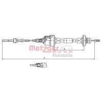Seilzug Kupplungsbetätigung 882mm METZGER für...