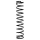 Suspension Spring Rear Axle Coil spring with constant wire diameter SPIDAN for PORSCHE 914