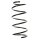 Suspension Spring Front Axle Coil spring with constant wire diameter SPIDAN for e.g. BMW 3er
