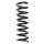 Suspension Spring Front Axle Coil spring with constant wire diameter SPIDAN for e.g. MERCEDES-BENZ E-Klasse