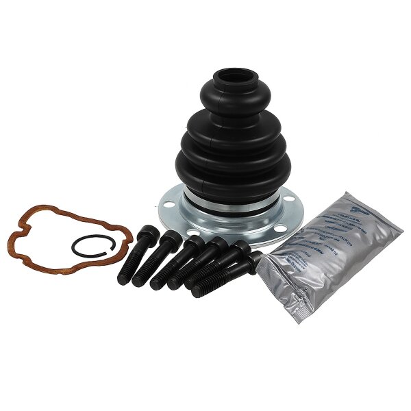 Bellow Kit Drive Shaft Rubber/Metal Ø24mm Joint Disc +grease SPIDAN for AUDI 80