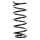 Suspension Spring Front Axle Coil spring with constant wire diameter SPIDAN for OPEL Corsa B
