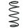 Suspension Spring Front Axle Coil spring with constant wire diameter SPIDAN for e.g. OPEL Astra G CC