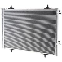 Condenser air conditioning with dryer tubes parallel...