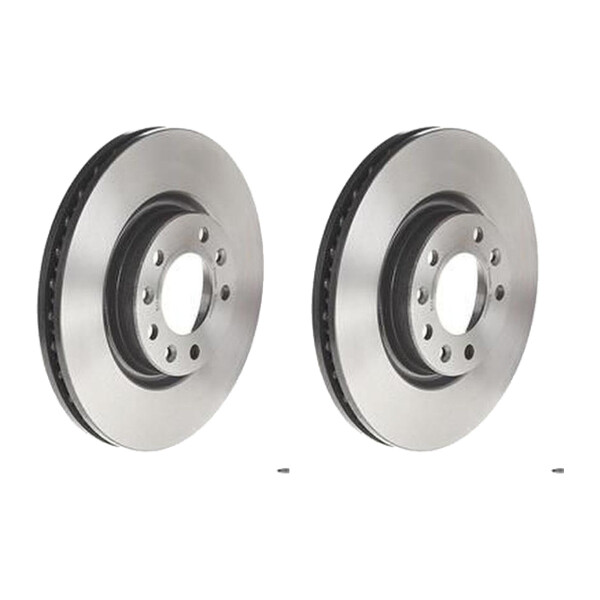 2 Bremsscheiben innenbelüftet Ø 283 mm 26 mm BREMBO für u.a. PEUGEOT 308