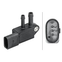 Sensor Abgasdruck geschraubt 3-polig HELLA für u.a. AUDI A3