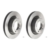 2 brake discs ventilated Ø 355 mm 32 mm BREMBO for...