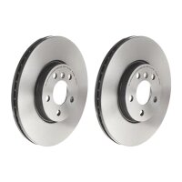 2 brake discs ventilated Ø 307 mm 24 mm coated...
