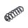 Suspension Spring Rear Axle Coil Spring TRISCAN for VW PASSAT and others