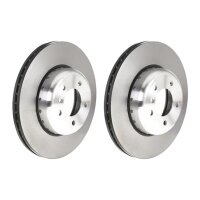 2 brake discs Ø 338 mm 26 mm coated BREMBO for...
