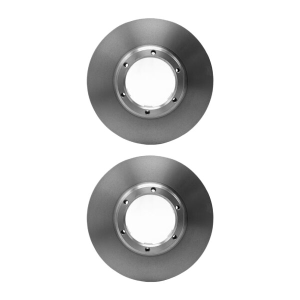 2 Brake Discs full Ø 83 mm 10 mm HELLA suitable for e.g. RENAULT 5