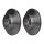 2 Brake Discs internally ventilated Ø 68 mm 22 mm HELLA for e.g. VOLVO 240