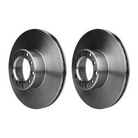 2 Brake Discs internally ventilated Ø 80 mm 22 mm...