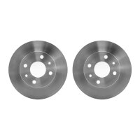 2 Brake Discs full Ø 59 mm 12 mm HELLA suitable...