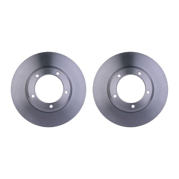 2 Brake Discs full Ø 101.6 mm 14 mm HELLA for e.g. LAND ROVER RANGE ROVER I