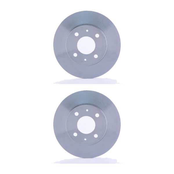 2 Bremsscheiben voll Ø 61,1 mm 12 mm HELLA passend für u.a. NISSAN SUNNY