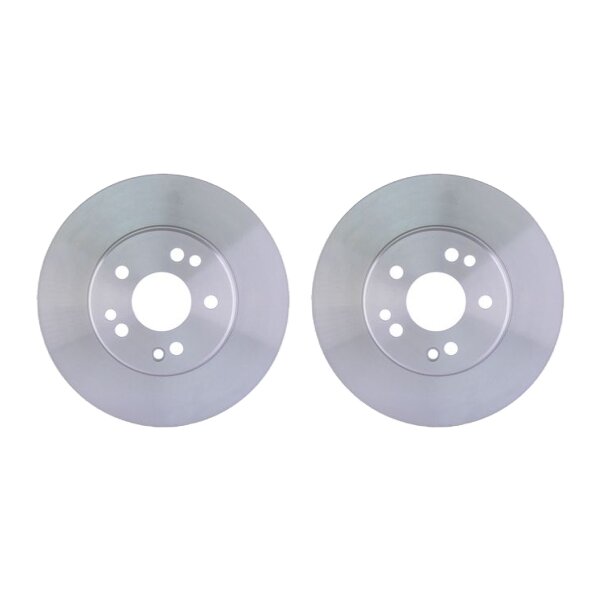 2 Brake Discs internally ventilated Ø 67 mm 22 mm HELLA suitable for e.g. MB 124