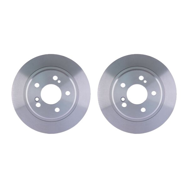 2 Bremsscheiben voll Ø 67 mm 9 mm HELLA passend für u.a. MB SL