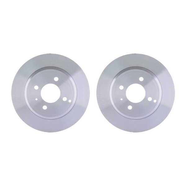 2 Brake Discs full Ø 68 mm 9.6 mm HELLA suitable for e.g. VOLVO 850