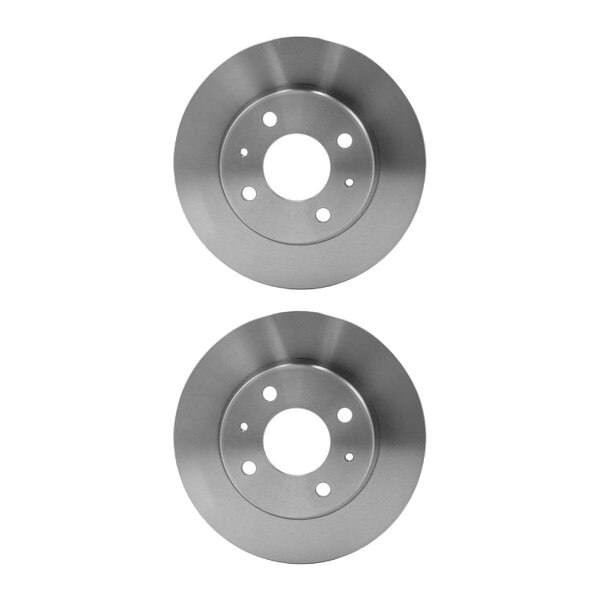 2 Brake Discs internally ventilated Ø 61.1 mm 18 mm HELLA for e.g. NISSAN SUNNY